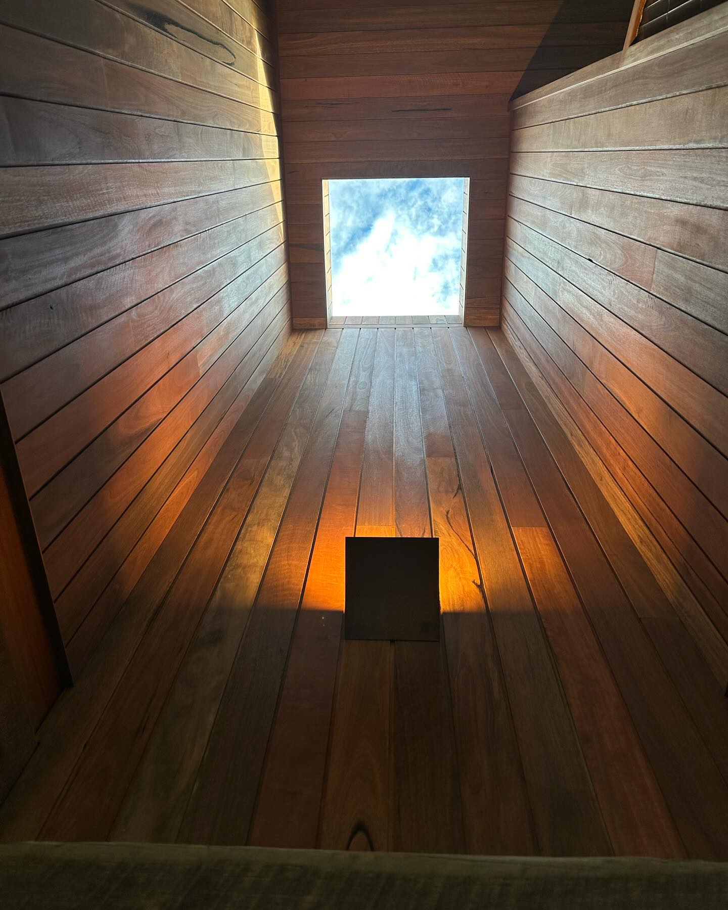 Timber-lined interior detail by FLYNNBUILD